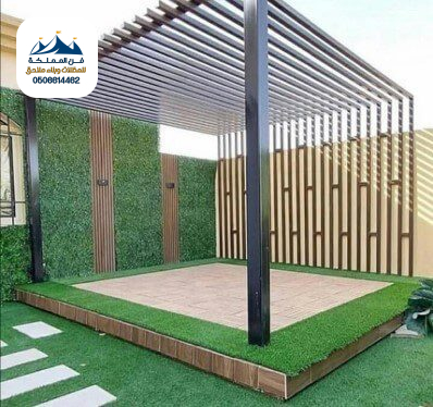 فن المملكة للمظلات وبناء ملاحق لتركيب مظلات سيارات حديد بجدة